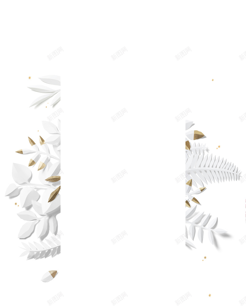 白色手绘树叶简约边框平面广告jpg设计背景_新图网 https://ixintu.com 家居设计 平面广告 手绘树叶 现代 白色纯背景 简洁 简约边框 边框