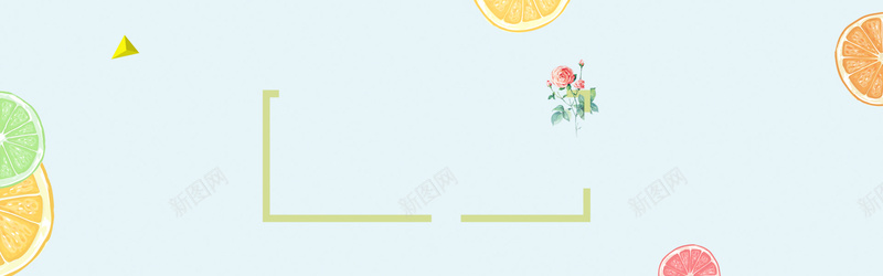 夏日清凉饮品电商bannerpsd设计背景_新图网 https://ixintu.com 促销海报 冰块 冰饮 夏日饮品 奶茶店 橘子汁 水果 清 清凉解暑 番茄 绿叶 西瓜 青葡萄汁 饮料