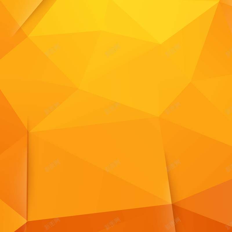 黄色几何矢量背景eps设计背景_新图网 https://ixintu.com 几何 商务 扁平 橙色 渐变 矢量背景开心 立体 黄色 矢量图