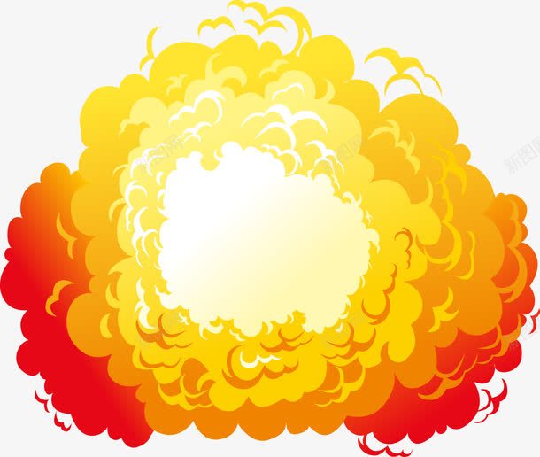 爆炸橙色装饰图案爆炸云png免抠素材_新图网 https://ixintu.com 图案 图案矢量 图案装饰 橙色 爆炸 装饰 装饰图案 装饰矢量