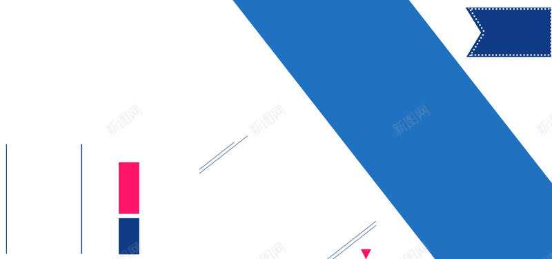 时尚几何蓝色服装banner海报背景psd设计背景_新图网 https://ixintu.com banner 几何 大气 女装 扁平 时尚 极简设计 欧美 海报背景图 淘宝 百搭 简单 简约