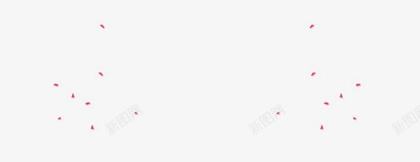 红色碎片png免抠素材_新图网 https://ixintu.com 漂浮 碎片 立体 红色