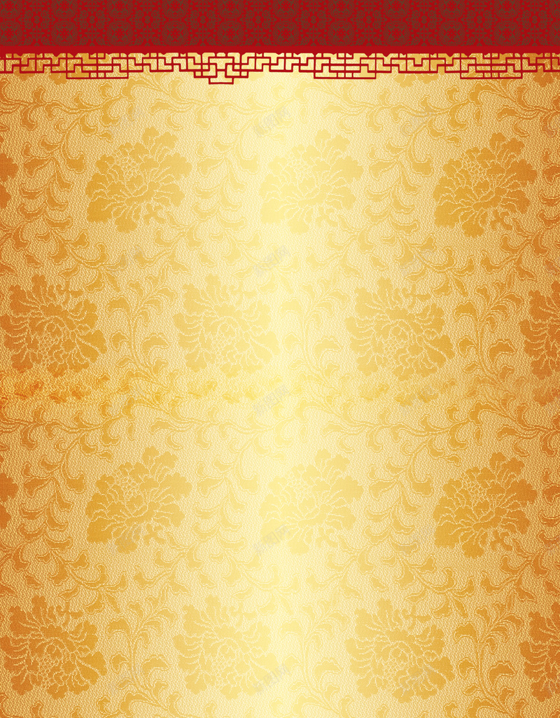 菜谱背景psd设计背景_新图网 https://ixintu.com ps分层 中国风 古典边框 广告设计 橙色 红色边框 花纹 菜单菜谱 菜谱背景 金色暗纹
