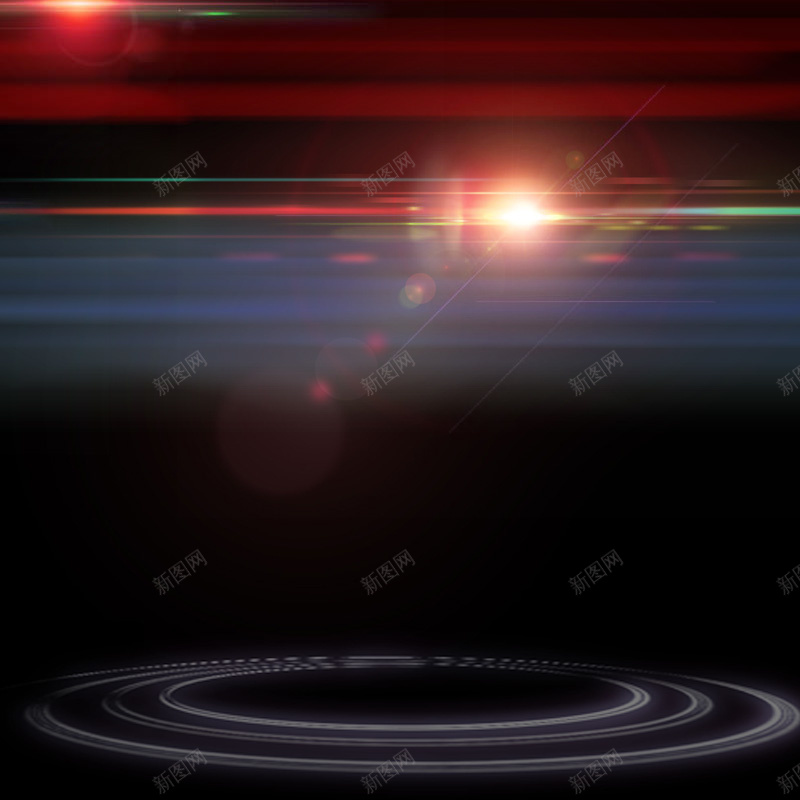 科幻首图psd设计背景_新图网 https://ixintu.com 主图 光效 商务 科幻 科技 黑色