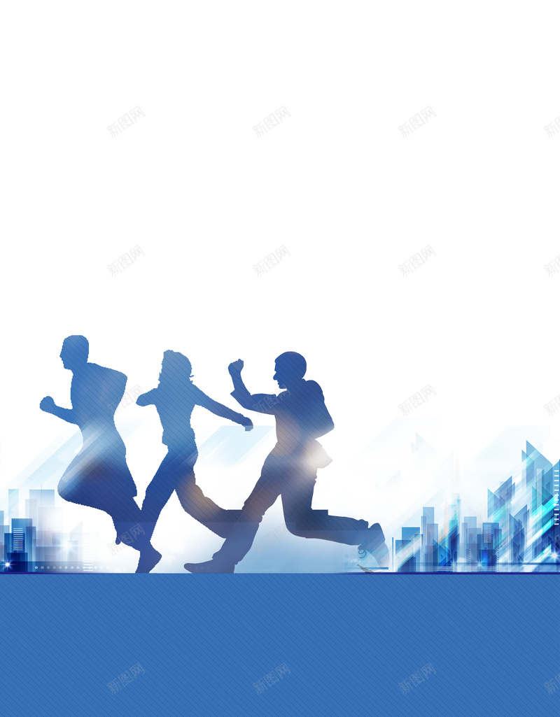 传单背景psd设计背景_新图网 https://ixintu.com psd素材 单页 商务 教育培训宣传单 科技 科技积极的酷炫传单图片下载 蓝色传单