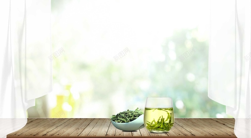清新窗前一杯清茶食品海报背景psdpsd设计背景_新图网 https://ixintu.com psd 树叶影子 树叶阴影 树影 淘宝茶叶电商 清新 窗前一杯清茶 窗外 窗帘 窗户 茶 茶具 荷叶 食品海报