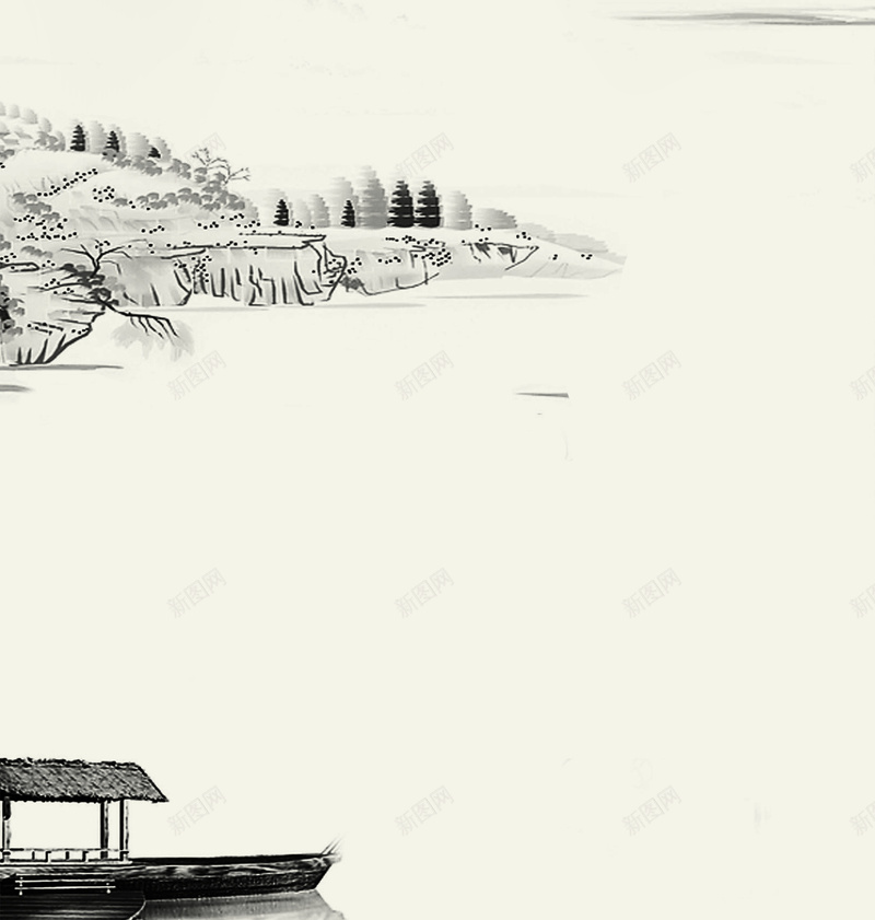中国风古风易拉宝背景psd设计背景_新图网 https://ixintu.com 中国风 古典 古风 展板 背景
