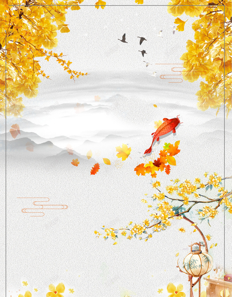 秋之韵秋收的季节psd设计背景_新图网 https://ixintu.com 150PPI PSD源文件 丰收秋天 分层文件 平面设计 枫叶 树叶 秋之韵 秋天 秋收 金色秋天