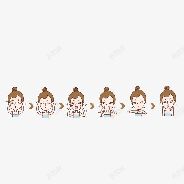 灰色现代海报装饰png免抠素材_新图网 https://ixintu.com 化妆品 卡通 手绘 步骤 海报 现代 生活用品 网页装饰 装饰