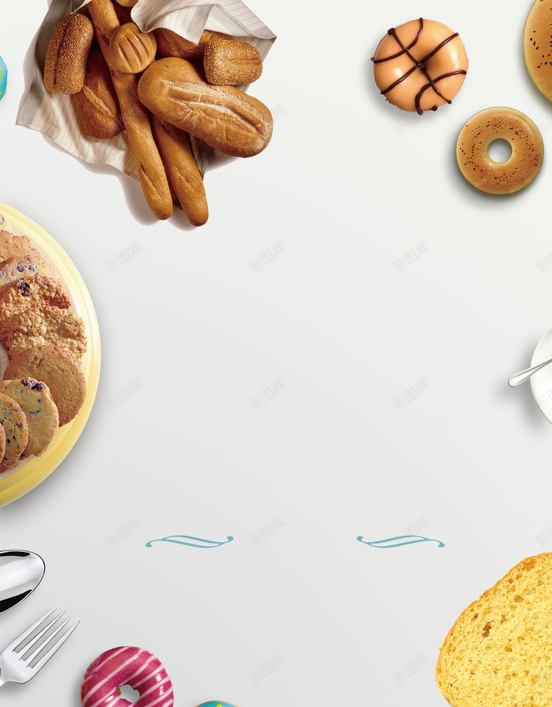 甜品西点蛋糕psd分层H5背景psd设计背景_新图网 https://ixintu.com H5背景 卡通 咖啡 快餐 手绘 甜品 甜圈 童趣 蛋糕 西点 面包