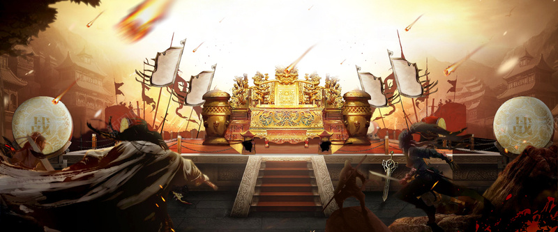 武侠大气中国风激情bannerpsd设计背景_新图网 https://ixintu.com 中国风 古典 大气 战火 手绘 擂台 武侠 武侠世界 武侠人物 武侠古典 武侠手游 武侠穿越 游戏场景