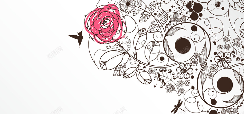 唯美花纹背景psd设计背景_新图网 https://ixintu.com 动感 名片 商务名片 广告设计 底纹背景 底纹边框 海报banner 简单名片 简洁名片 箭头 纹理 蓝色 质感 高档名片