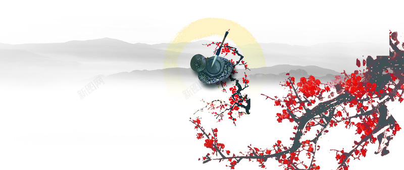 一枝梅海报banner背景jpg设计背景_新图网 https://ixintu.com 卡通商务背景 商务 商务banner 商务会议 商务办公 商务合作 商务名片 商务背景 商务邀请函