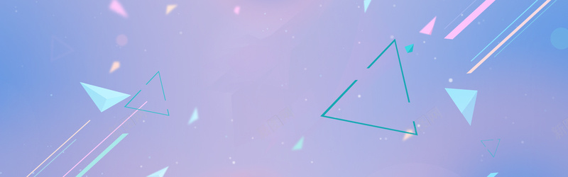 几何模块banner背景图psd设计背景_新图网 https://ixintu.com 三角形 天蓝色 平和 忧伤 忧郁 梦幻 紫色 线条 蓝色 高贵