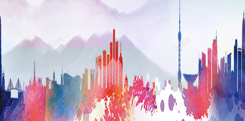 渐变签到处H5背景psd设计背景_新图网 https://ixintu.com 企业 会议 几何 商务 城市 开会 扁平 渐变 签到处 签到处PSD 签到处背景 签到板