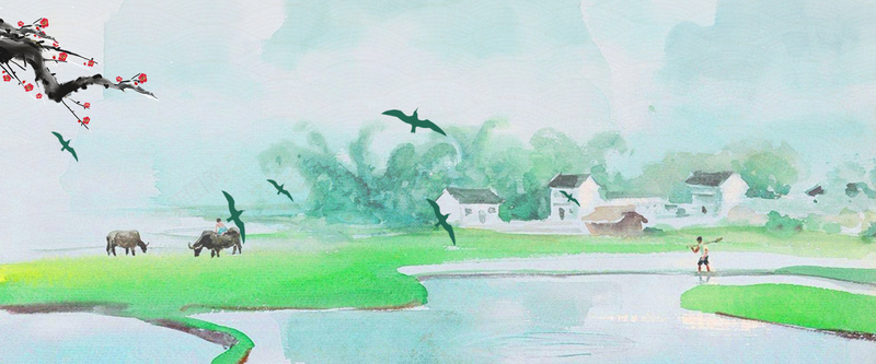 旅游手绘绿色bannerpsd设计背景_新图网 https://ixintu.com banner 乡村 休闲 国庆 山村 手绘 文艺 旅游 旅行 民宿 绿色 自驾游