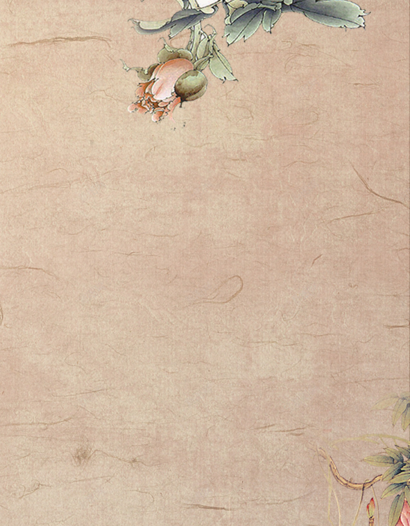 古风纸质质感鸟语花香背景psd设计背景_新图网 https://ixintu.com 古风 素材 纸质 背景 花朵 花香 质感 鸟语