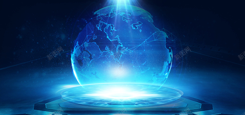 顶光光效科技背景图psd设计背景_新图网 https://ixintu.com 光效 球体 科技 背景元素 顶光