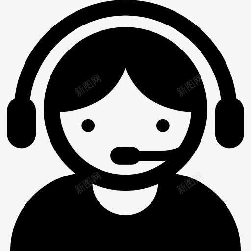 呼叫中心的人图标png_新图网 https://ixintu.com 人 客户服务 电话营销 耳机 麦克风