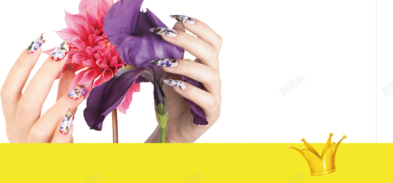 美甲名片护肤美容背景bannerjpg设计背景_新图网 https://ixintu.com banner 护肤 海报banner 美容 美甲 背景