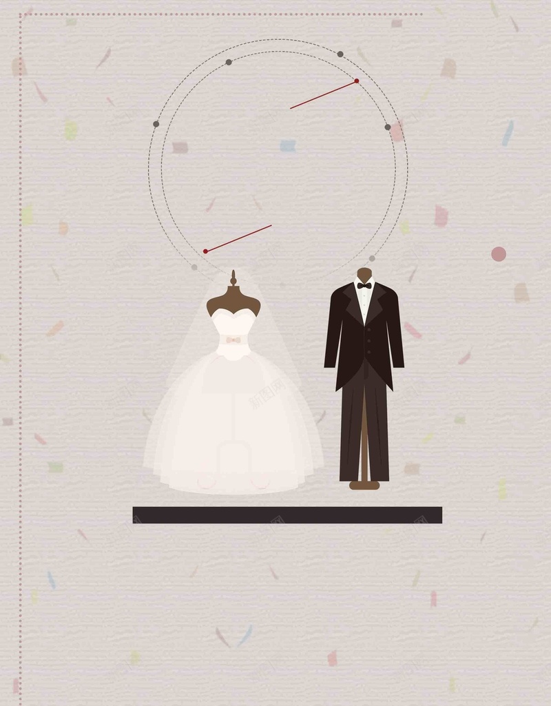 婚纱定制婚礼礼服定制psd设计背景_新图网 https://ixintu.com 婚纱定制婚礼 宣传 推广 活动 活动促销 礼服定制 结婚