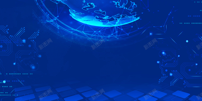 科技创意电路板线路背景图psd设计背景_新图网 https://ixintu.com 光效 几何元素 创意背景图 商务 球体 电路板 科技 背景图
