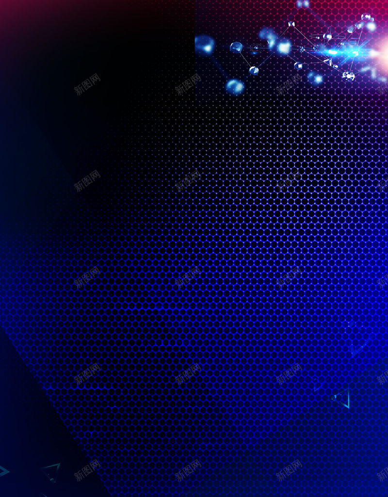蓝色创意科技5G新时代X展架psd设计背景_新图网 https://ixintu.com 5G科技活动海报 云计算 人工智能 大数据 大气 建筑 智能时代 网络 蓝色