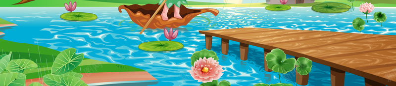 绿色手绘二十四节气惊蛰海报psd_新图网 https://ixintu.com 二十四节气 传统节气 儿童 惊蛰节气 柳叶 树木 节气海报 荷叶 荷花