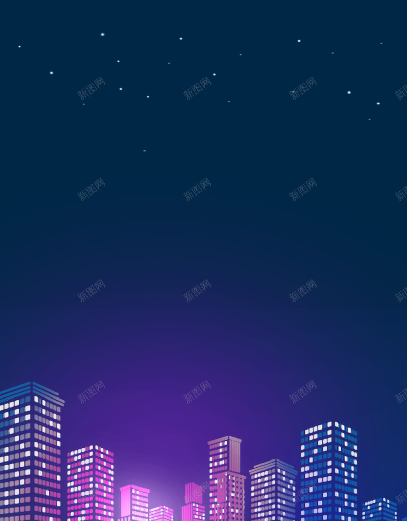 点状科技城市背景图psd设计背景_新图网 https://ixintu.com 光效 城市 星光 科技 背景图 虚幻城市