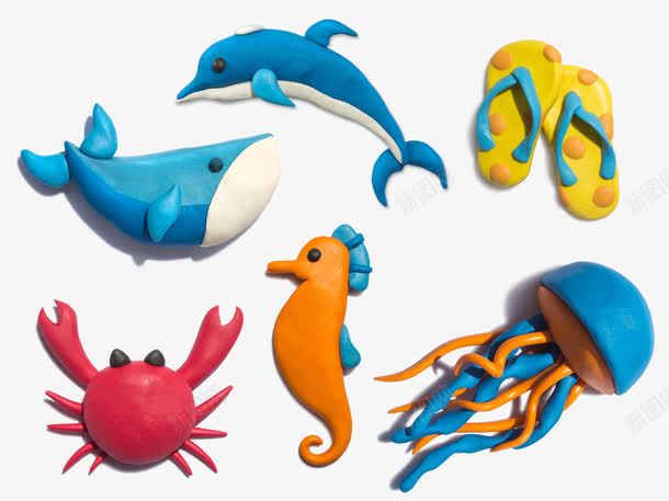 橡皮泥海洋生物png免抠素材_新图网 https://ixintu.com 橡皮泥 海洋动物库 海洋库 海洋生物 海洋生物素材 粘土库
