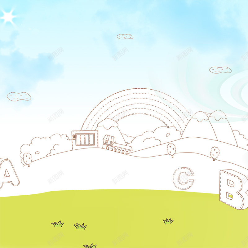 儿童玩具简笔画卡通主图psd设计背景_新图网 https://ixintu.com 主图 儿童玩具 卡通 字母 手绘 玩具直通车 童趣 简笔画