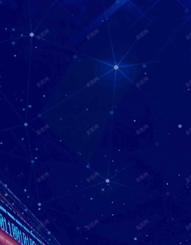 炫酷科技蓝色大气海报背景模板jpg设计背景_新图网 https://ixintu.com 光点 商务 大气 星空 海报 炫酷 点 科技 线条 蓝色