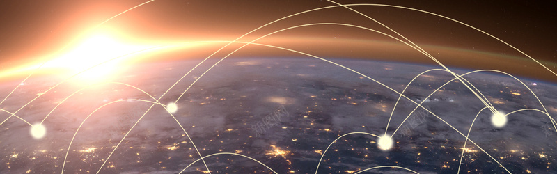 科幻科技线条金色bannerjpg设计背景_新图网 https://ixintu.com banner 商务 地球 科幻 科幻科技 科技 科技线条 线条 连接 金色 链接