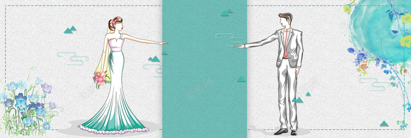 情人节蓝色手绘bannerpsd设计背景_新图网 https://ixintu.com 214 banner 优惠 促销 婚礼 情人节 情侣 折扣 文艺 爱情 礼物 花瓣 蓝色 鲜花