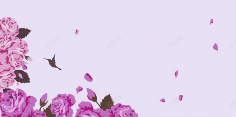 时尚花瓣淡紫色背景H5背景jpg设计背景_新图网 https://ixintu.com H5背景 促销 心 情侣 时尚 淡紫色背景 清新 爱 爱情 简约 花瓣 蝴蝶 请帖