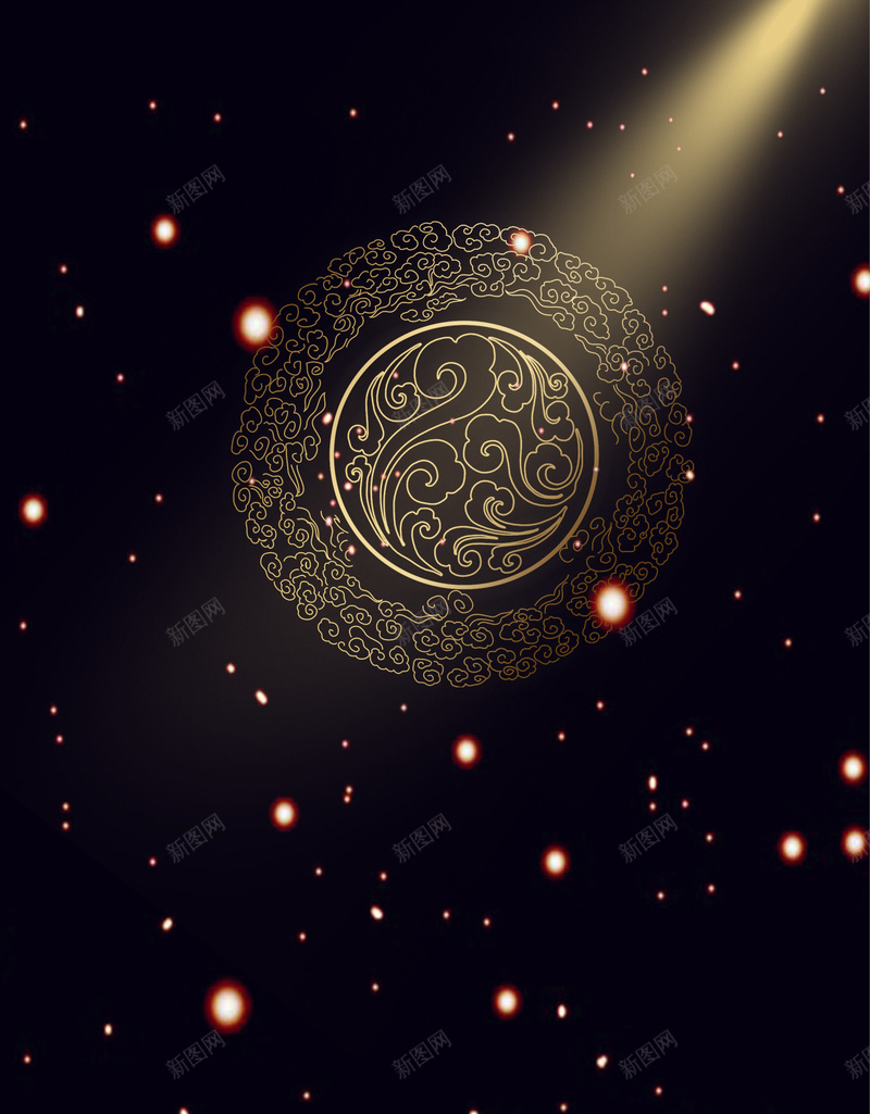 大气简洁黑金企业邀请函H5背景psdpsd_新图网 https://ixintu.com H5背景素材 h5 psd 企业邀请函 会议 光效 公司年会 大气风 简洁风 金色高光 黑金背景