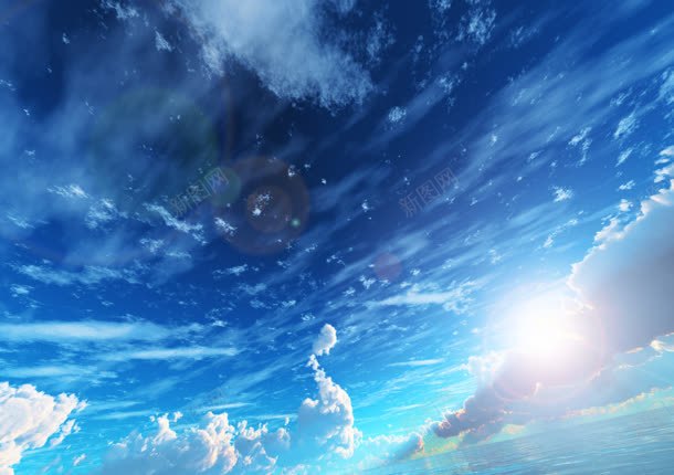 蓝天白云阳光梦幻壁纸jpg设计背景_新图网 https://ixintu.com 壁纸 梦幻 白云 蓝天 阳光