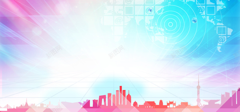 公司商业背景海报psd设计背景_新图网 https://ixintu.com 企业 光圈 公司 商用 展板 招聘 渐变 背景 蓝色 高端
