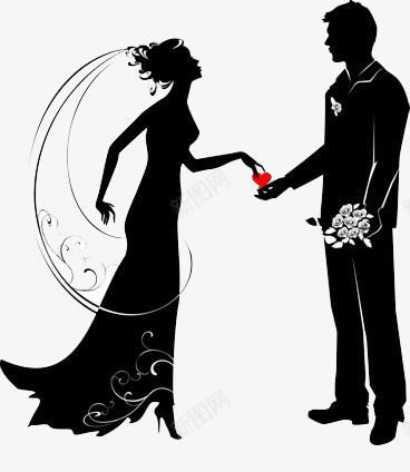 将心掏给男士的女性png免抠素材_新图网 https://ixintu.com 婚礼 幸福 爱情
