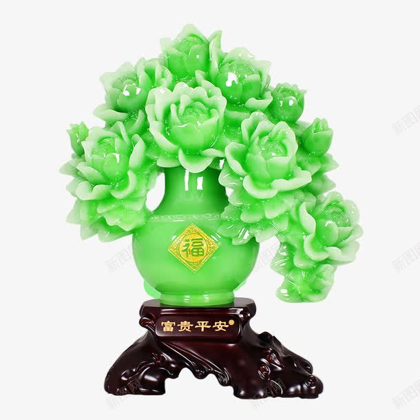 翡翠玉瓶png免抠素材_新图网 https://ixintu.com 产品实物 玉瓶 玉花 翡翠 翡翠玉 翡翠花瓶 花卉 花朵