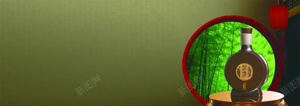 中国古典美酒促销bannerjpg设计背景_新图网 https://ixintu.com banner 久酒沉香 店铺 手机 淘宝 红酒 酒
