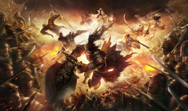 魔幻网游主页装修jpg设计背景_新图网 https://ixintu.com 主页 装修 魔幻