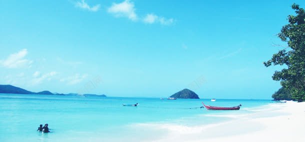 大海沙滩天空背景jpg设计背景_新图网 https://ixintu.com 大海 天空 旅游景区 沙滩