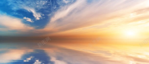 天空背景jpg设计背景_新图网 https://ixintu.com 壮观 大气 大海 天空 奇观 海天相连 蓝天