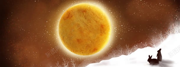 冬季背景海报jpg设计背景_新图网 https://ixintu.com 冬季 动物 星球 树木 树林 雪地