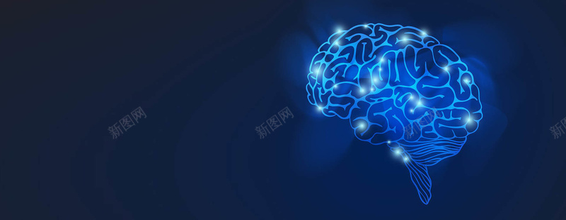 医疗医学脑神经jpg设计背景_新图网 https://ixintu.com 医学 医学背景图片 医疗 商务 海报banner 深蓝 炫光 科幻 科技 脑神经