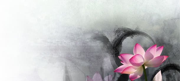 小清新素雅纯洁荷花中国风唯美背景jpg设计背景_新图网 https://ixintu.com 小清新素雅纯洁荷花中国风唯美高清