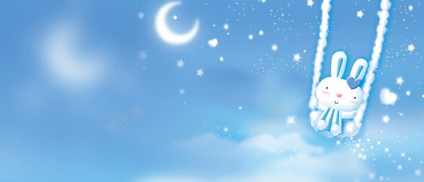 可爱背景jpg设计背景_新图网 https://ixintu.com 兔子 卡通 可爱