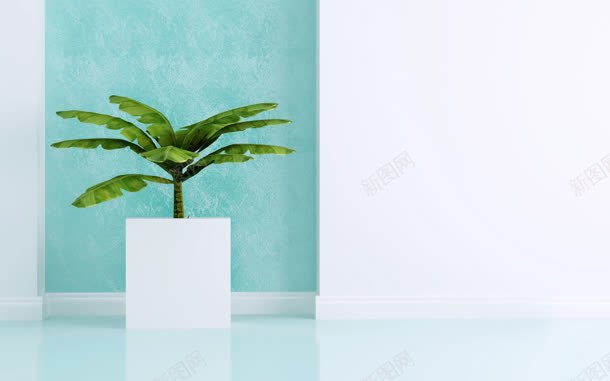 绿色植物盆栽宣传彩页jpg设计背景_新图网 https://ixintu.com 宣传 盆栽 绿色植物