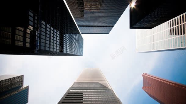 俯瞰蓝天白云高楼jpg设计背景_新图网 https://ixintu.com 俯瞰 白云 蓝天 高楼